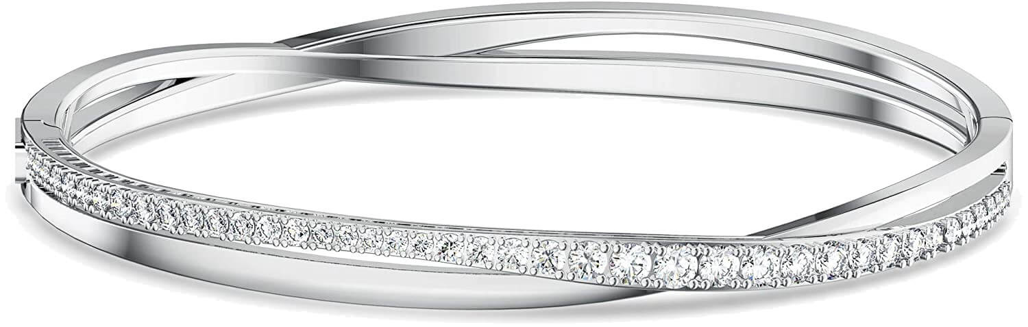 Swarovski Bracciale rigido scintillante TWIST 5572725 M - 5,8 cm