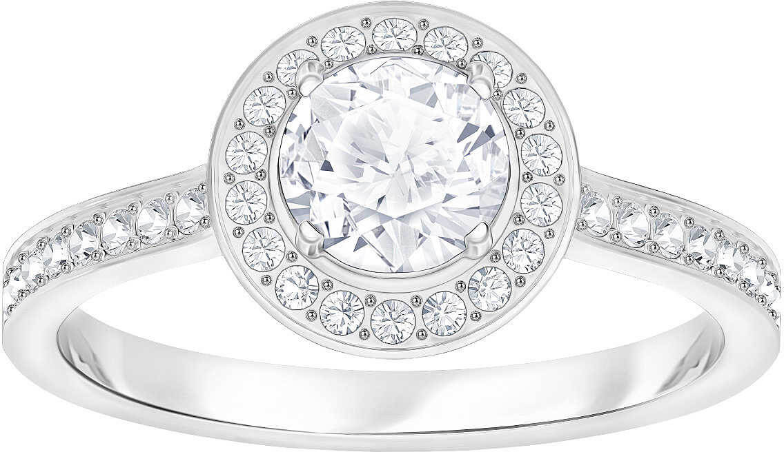 Levně Swarovski Třpytivý prsten s krystaly Angelic 5412053 60 mm