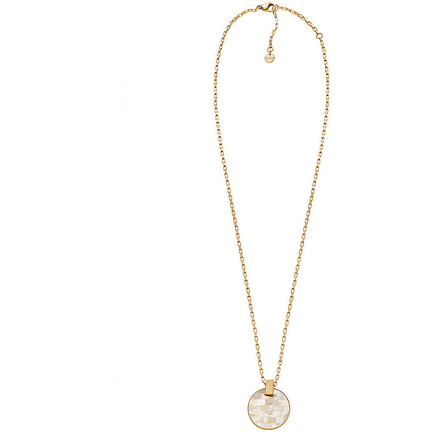 Levně Skagen Krásný pozlacený náhrdelník s perletí Agnethe SKJ1586710
