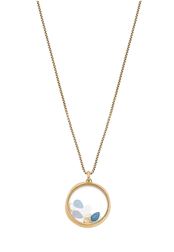 Levně Skagen Originální pozlacený náhrdelník Freshwater Pearl SKJ1718710
