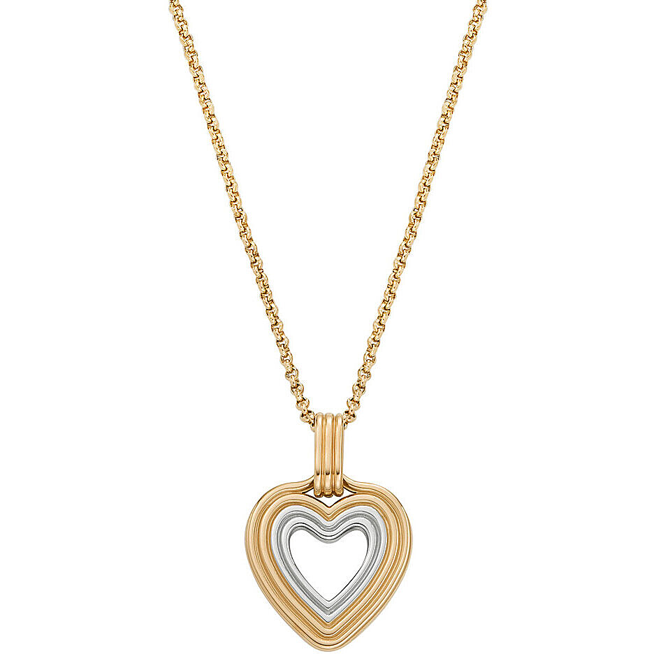 Levně Skagen Romantický pozlacený náhrdelník se srdíčkem Kariana SKJ1679998