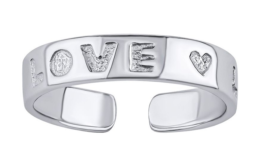 Silvego Anello aperto piede in argento Aisha Love PRM11520R