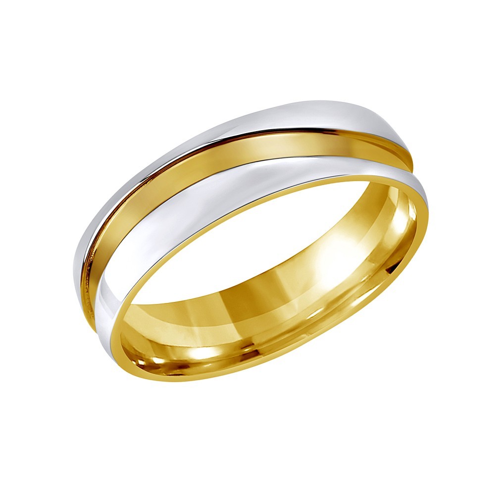 Silvego Snubní ocelový prsten pro muže a ženy MARIAGE RRC2050-M 50 mm