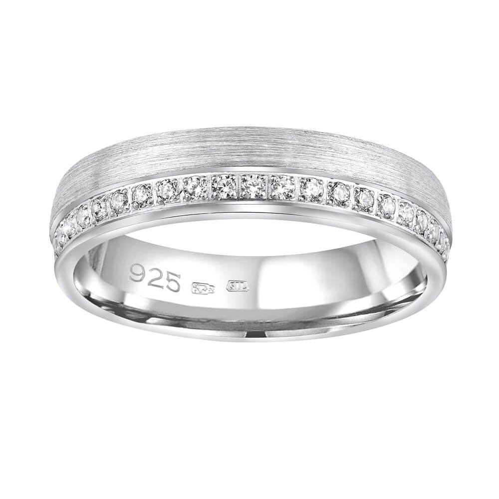 Silvego Snubný strieborný prsteň Paradise pre ženy QRGN23W 47 mm