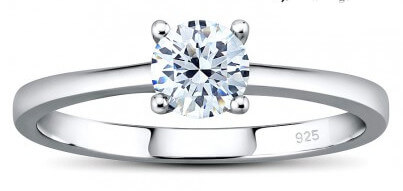 Silvego Stříbrný prsten MADISON se Swarovski Zirconia JJJR2339sw 54 mm