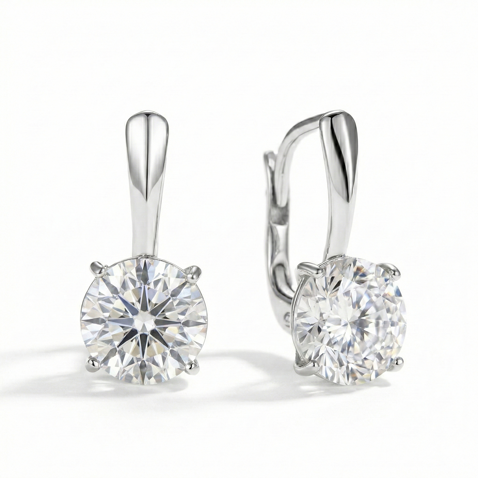 Soliter Elegantné strieborné náušnice so zirkónom 438 001 01787 04