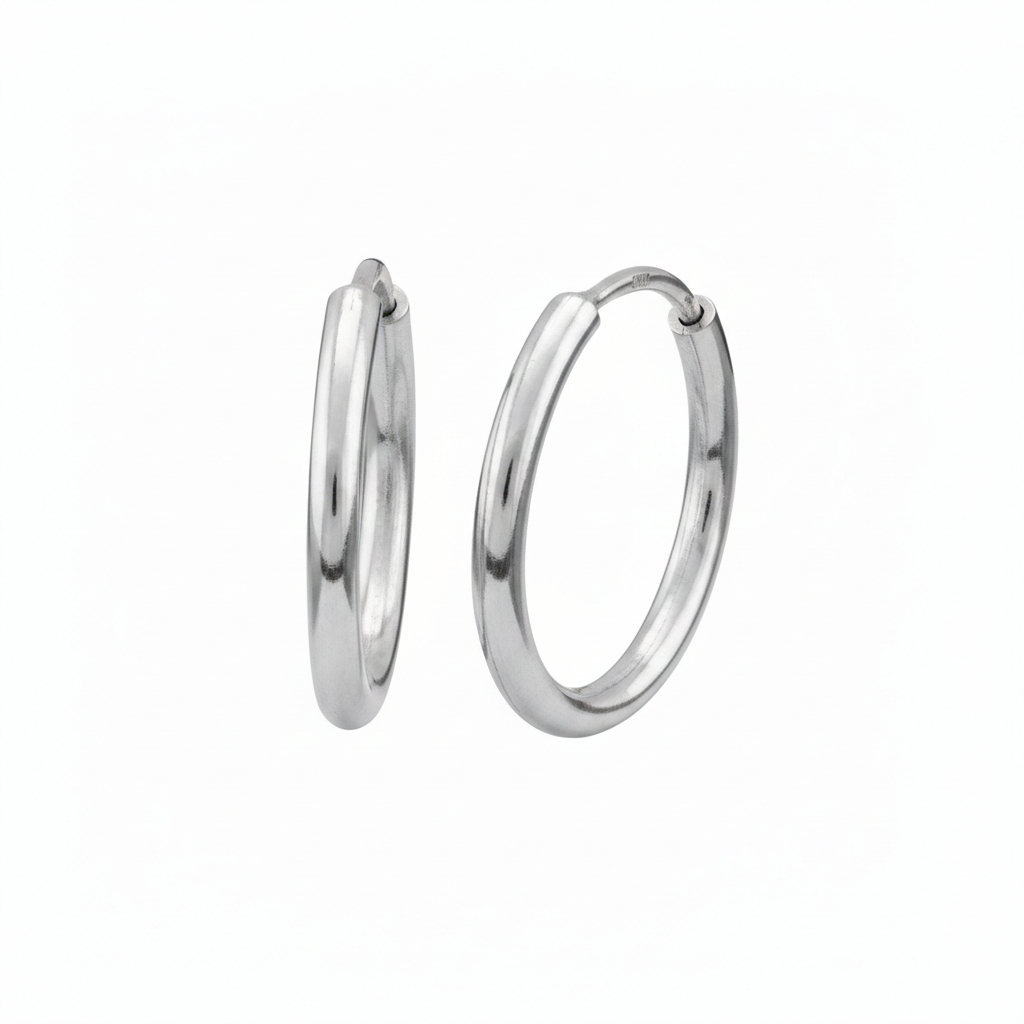 Soliter Minimalistické kruhy z bieleho zlata 231 001 00334 07