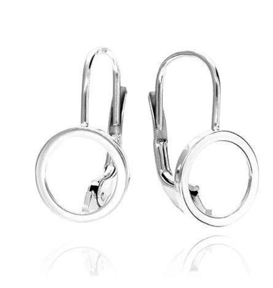 Soliter Minimalistické strieborné visiace náušnice 431 001 02871 04