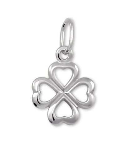 Soliter Minimalistický strieborný prívesok Štvorlístok 441 001 02118 04