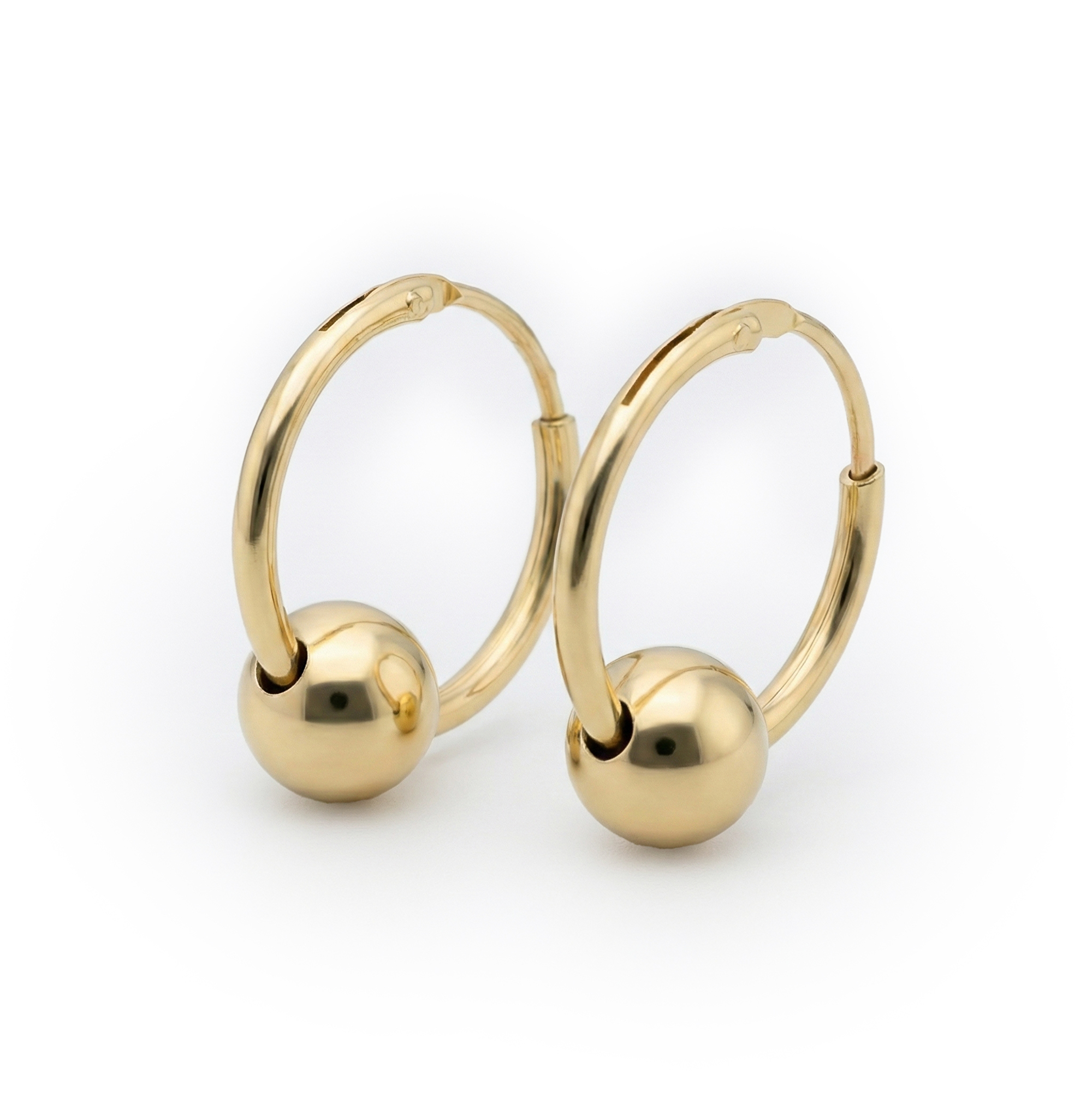 Soliter Pozlátené náušnice 2v1 Krúžky 431 001 02118 05