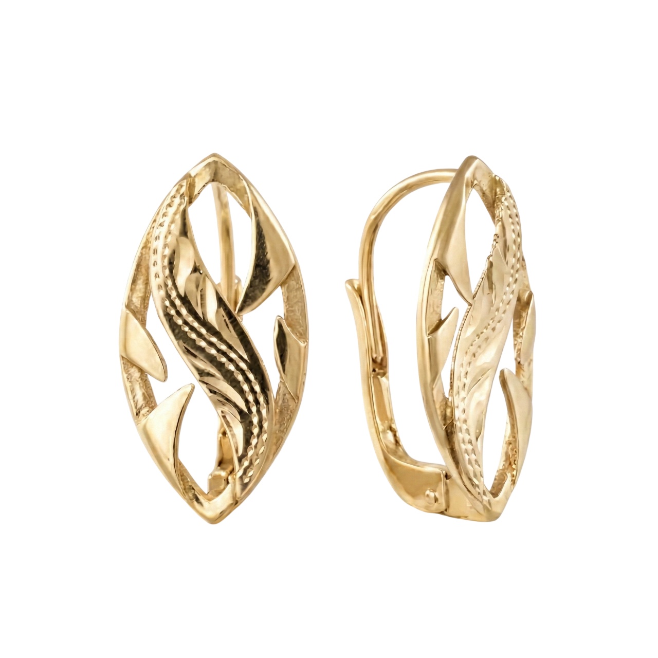 Soliter Pozlátené visiace náušnice Esíčka 431 001 02697 05