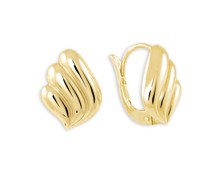 Soliter Pôvabné pozlátené náušnice 431 001 02654 05