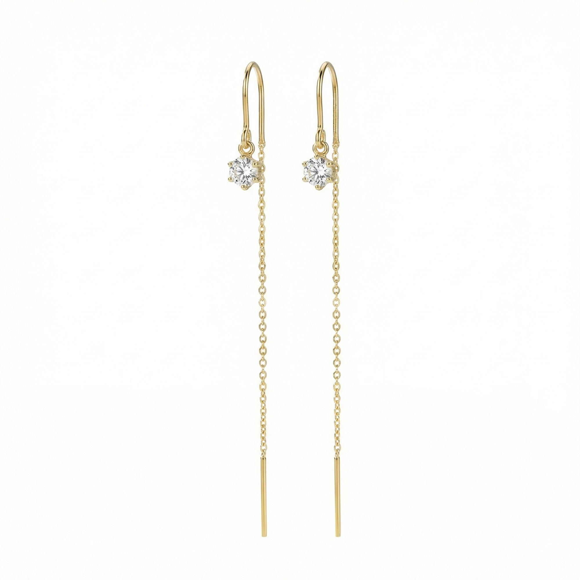 Soliter Retiazkové náušnice zo žltého zlata 236 001 01169 00