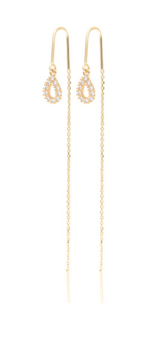 Soliter Retiazkové náušnice zo žltého zlata Kvapka 239 001 01342 00