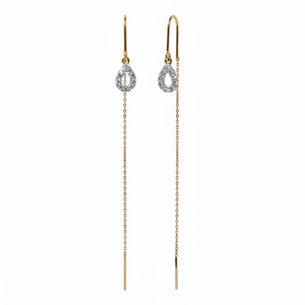 Soliter Retiazkové náušnice zo žltého zlata Kvapka 239 001 01342 00