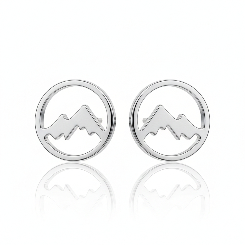 Soliter Strieborné náušnice kôstky Horské štíty 431 001 02872 04