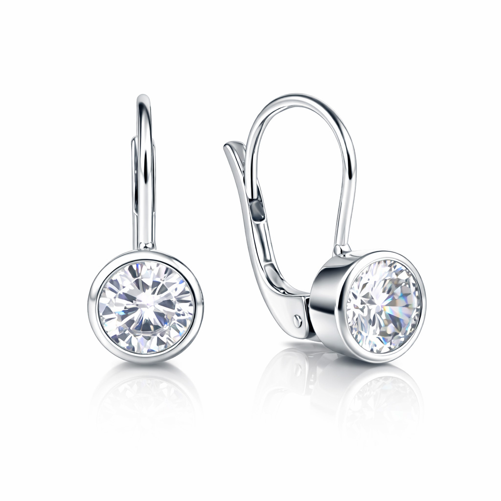 Soliter Strieborné náušnice s čírym kryštálom 436 001 00139 04