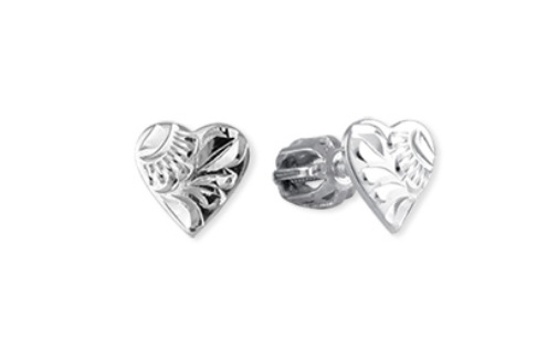 Soliter Strieborné srdiečkové náušnice 431 001 00576 04
