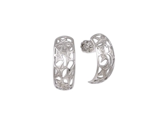 Soliter Strieborné visiace náušnice s hviezdičkami 431 001 02814 04