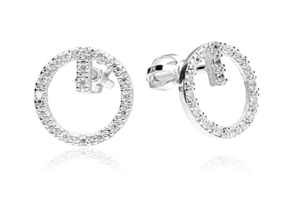 Soliter Trblietavé náušnice z bieleho zlata 239 001 01307 07