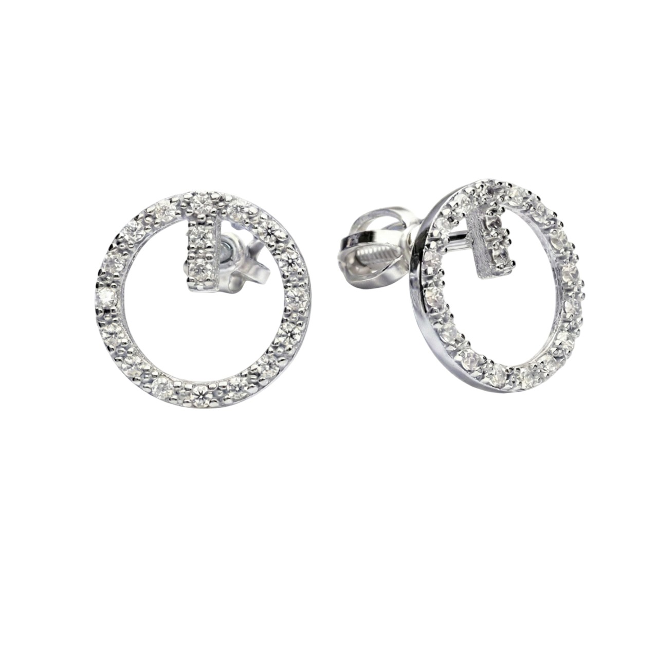 Soliter Trblietavé náušnice z bieleho zlata 239 001 01307 07