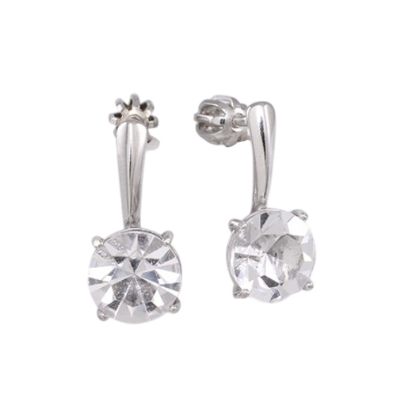 Soliter Visiace strieborné náušnice s čírym zirkónom 438 001 01787 14