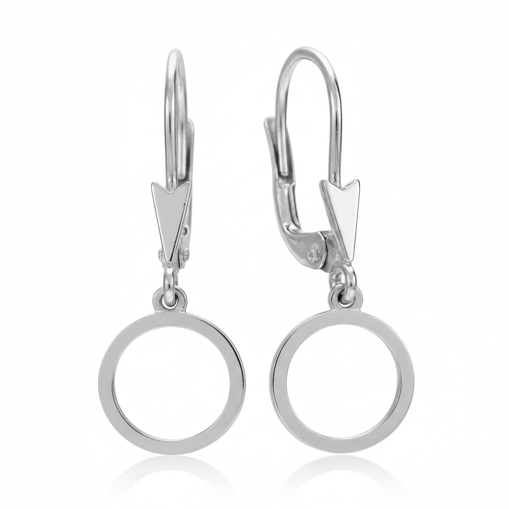Soliter Visiace strieborné náušnice s kruhmi 431 001 02874 04
