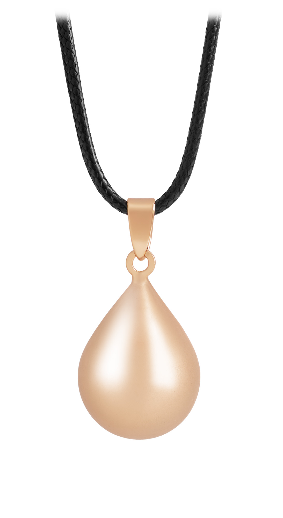 MUMMY BELL Pozlacený náhrdelník Rolnička Kapka Lásky KAPLM