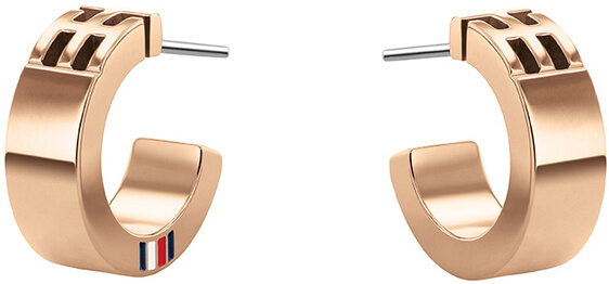 Tommy Hilfiger Fashion bronzové náušnice kruhy TH2780417 + 2 měsíce na vrácení zboží