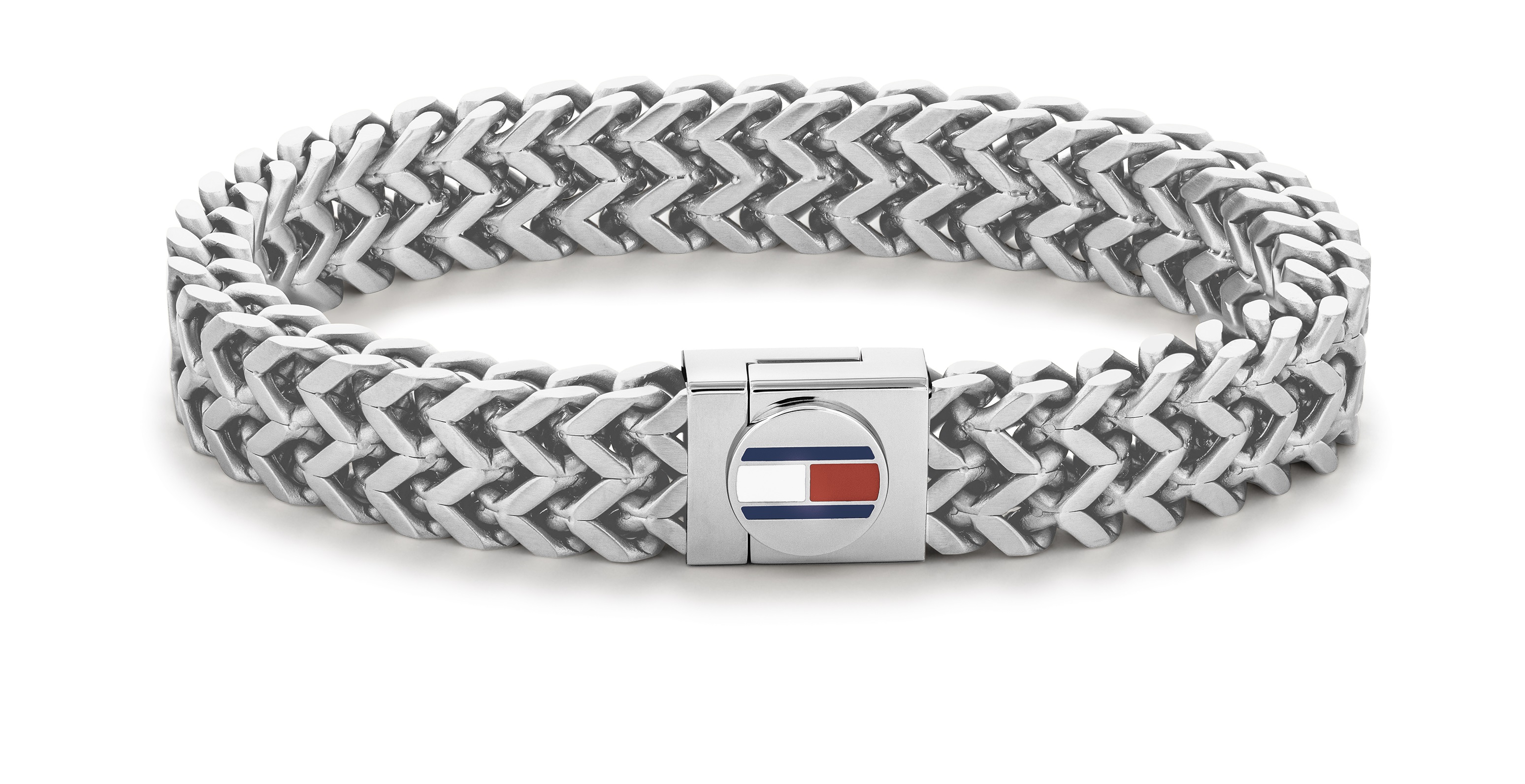 Tommy Hilfiger Bracciale massiccio in acciaio da uomo 2790245