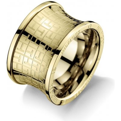 Tommy Hilfiger Masívny pozlátený prsteň 2700817 52 mm