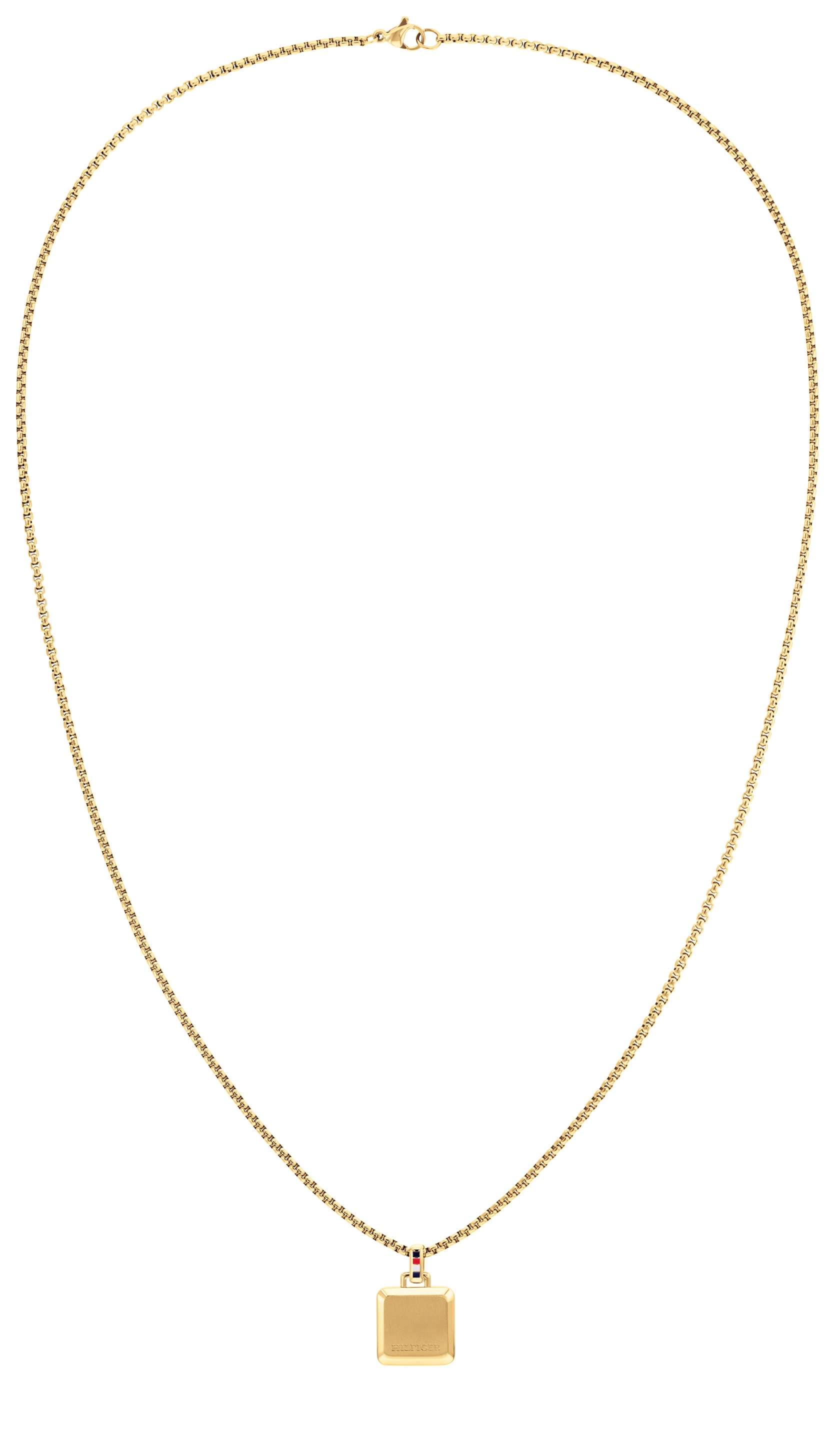Tommy Hilfiger Minimalistický pozlacený náhrdelník pro muže 2790544