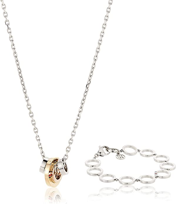 Tommy Hilfiger Módní set ocelových šperků 2770091 (náhrdelník, náramek)