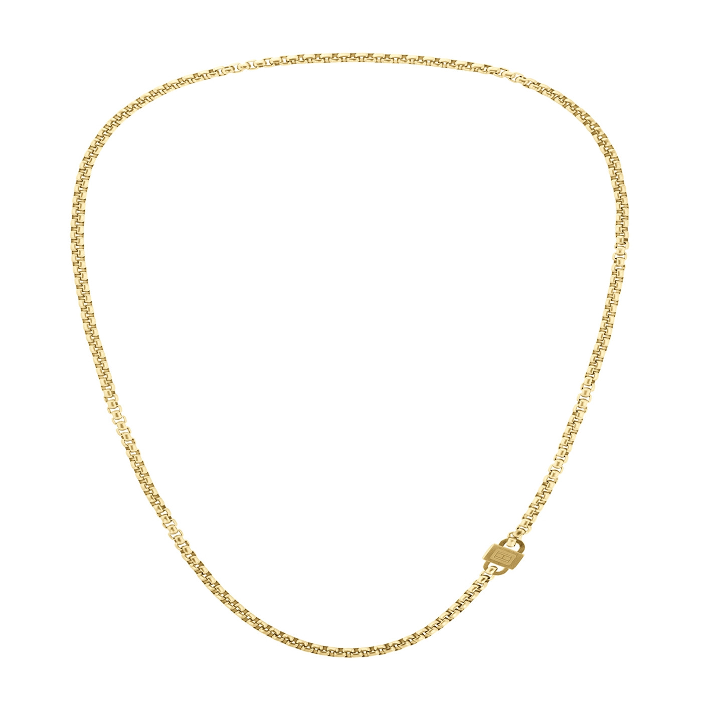 Levně Tommy Hilfiger Nadčasový pozlacený náhrdelník 2790366