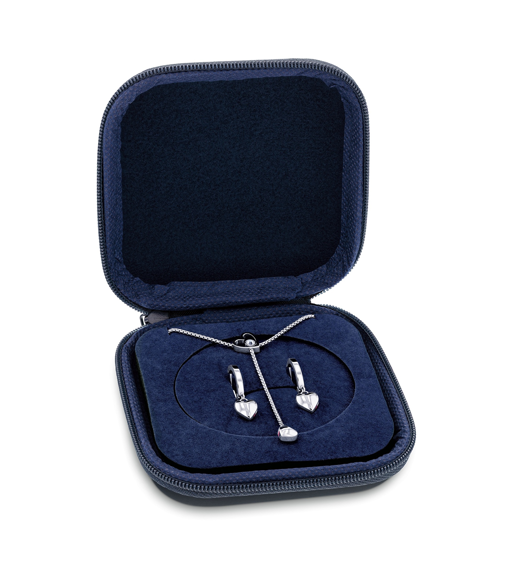 Tommy Hilfiger Originálny set oceľových šperkov so srdiečkami Minimal Hearts 2770175