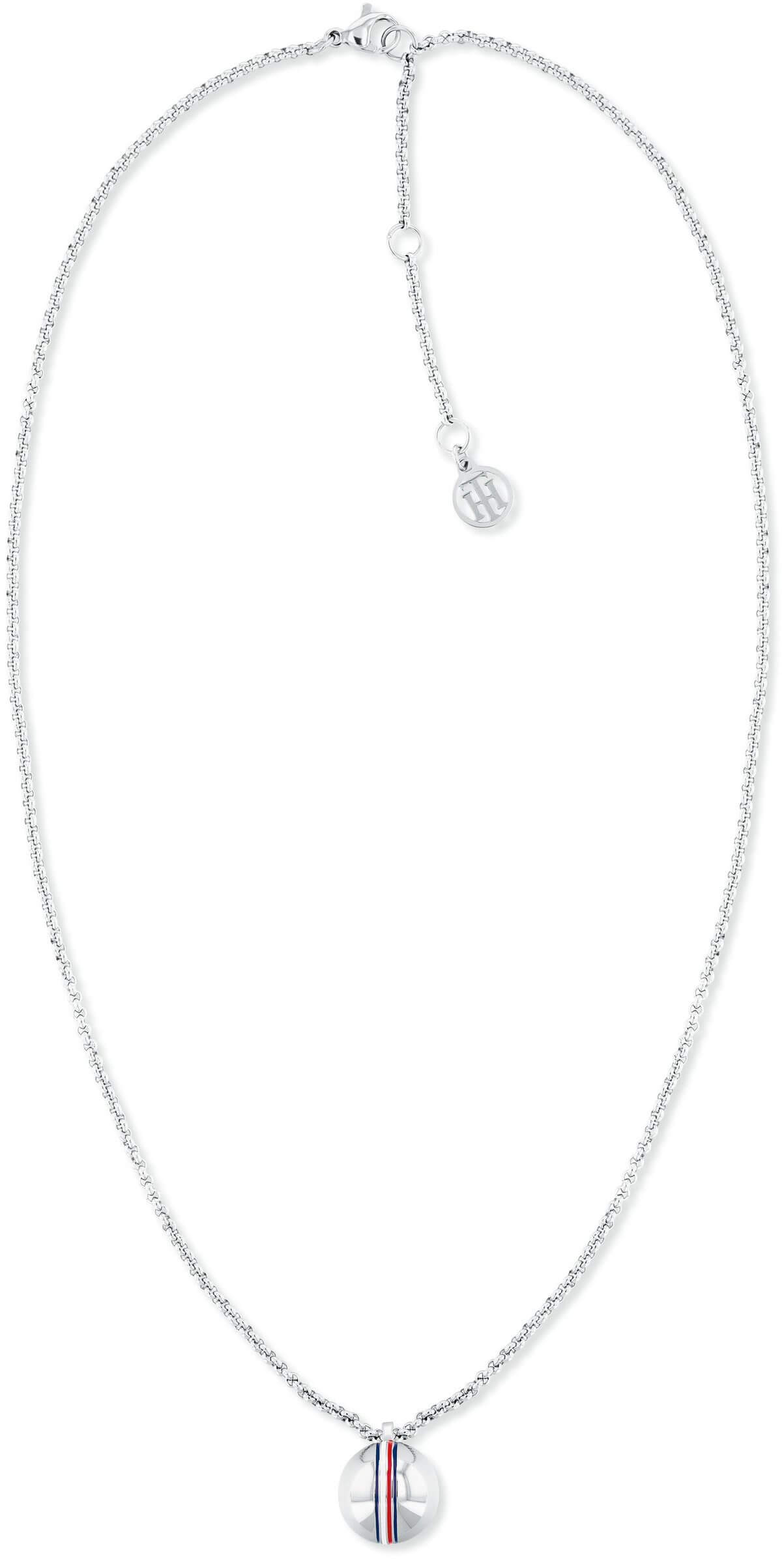 Tommy Hilfiger Pôvabný oceľový náhrdelník s príveskom 2780493