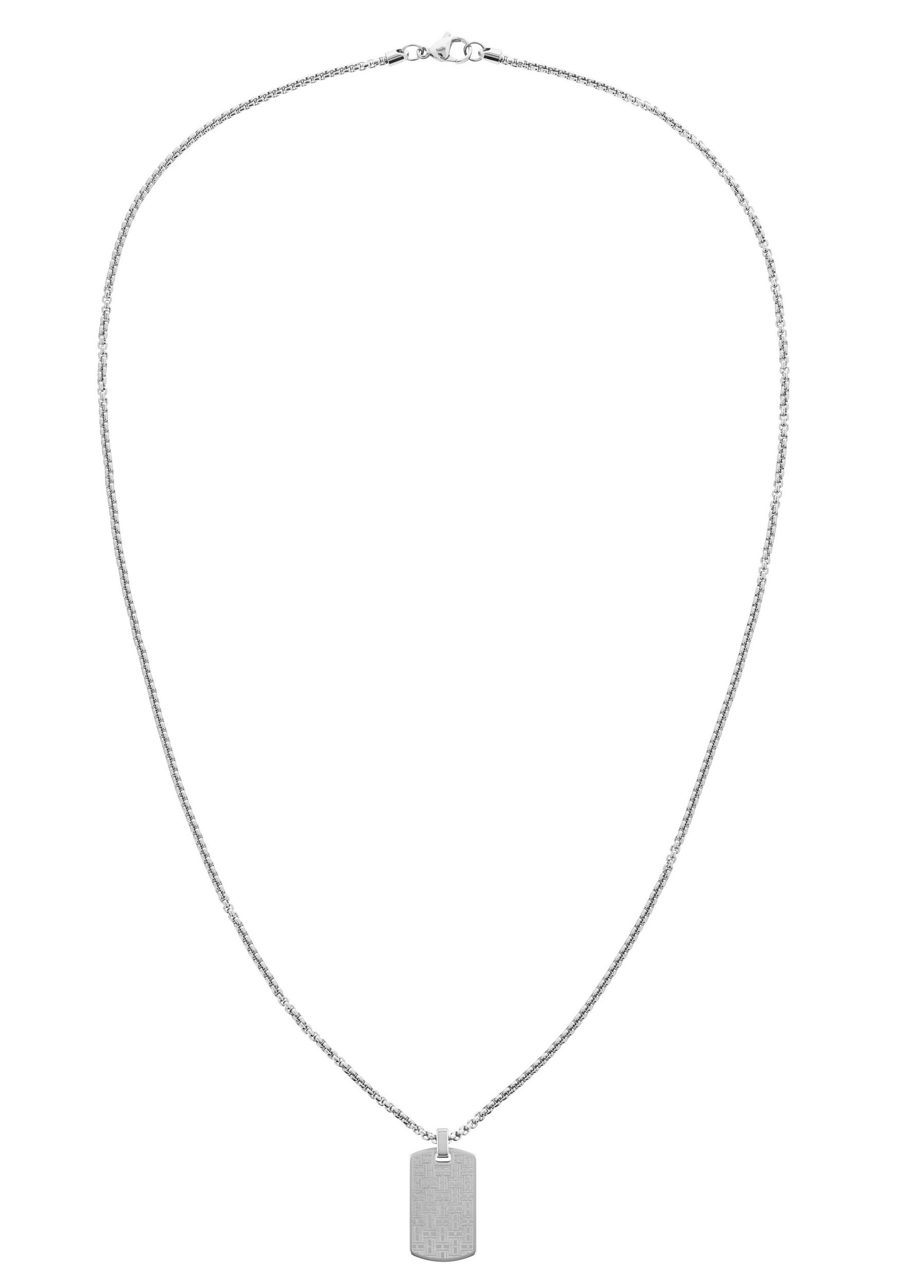 Tommy Hilfiger Štýlový oceľový náhrdelník s príveskom v tvare psej známky 2790359
