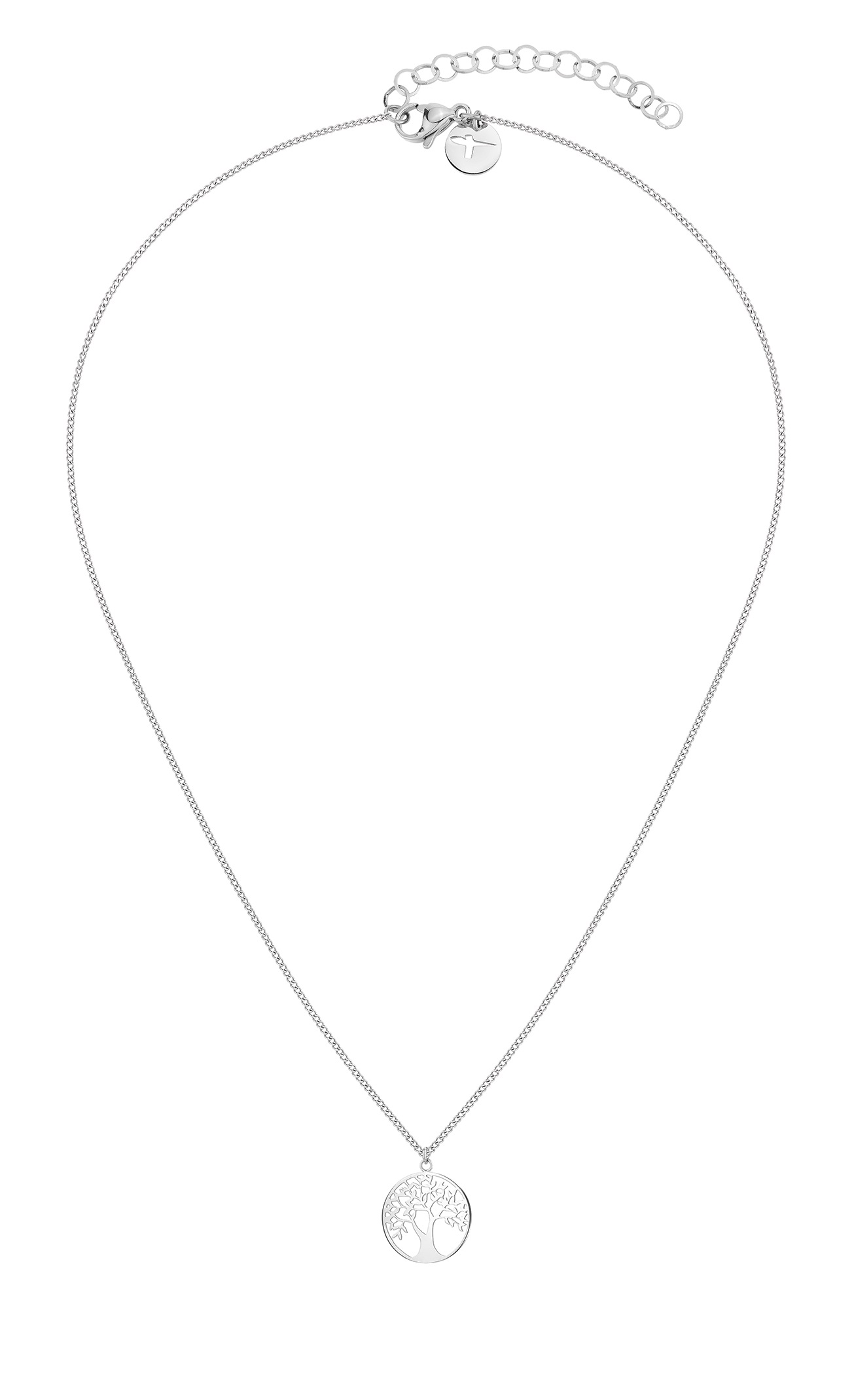 Tamaris -  Elegantní ocelový náhrdelník Strom života TJ-0089-N-45