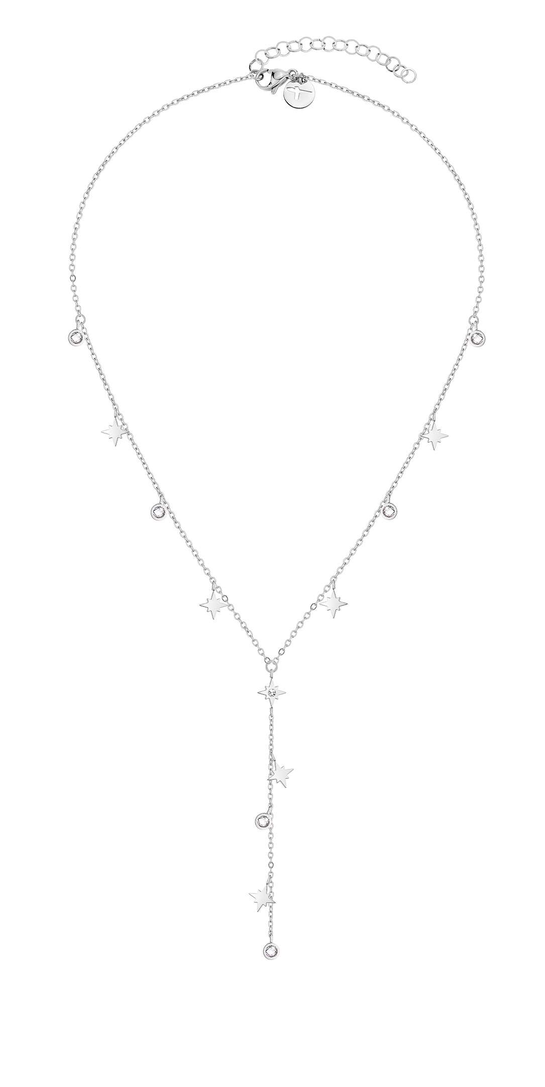 Tamaris Nadčasový oceľový náhrdelník so zirkónmi TJ-0101-N-45