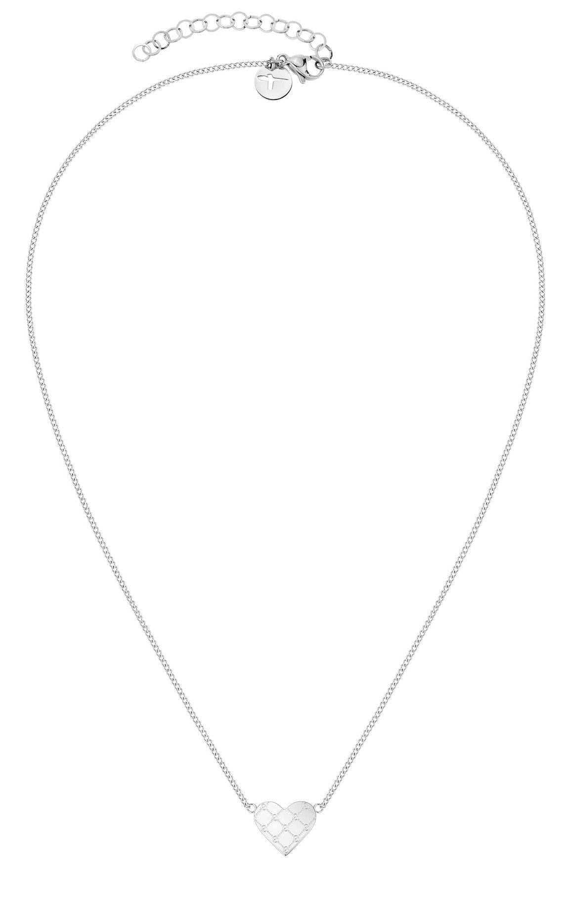 Levně Tamaris Romantický ocelový náhrdelník Logomania Heart TJ-0525-N-45