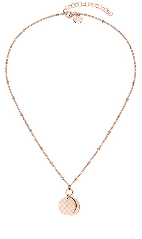 Tamaris Štýlový bronzový náhrdelník TJ-0048-N-45 (retiazka, prívesky)