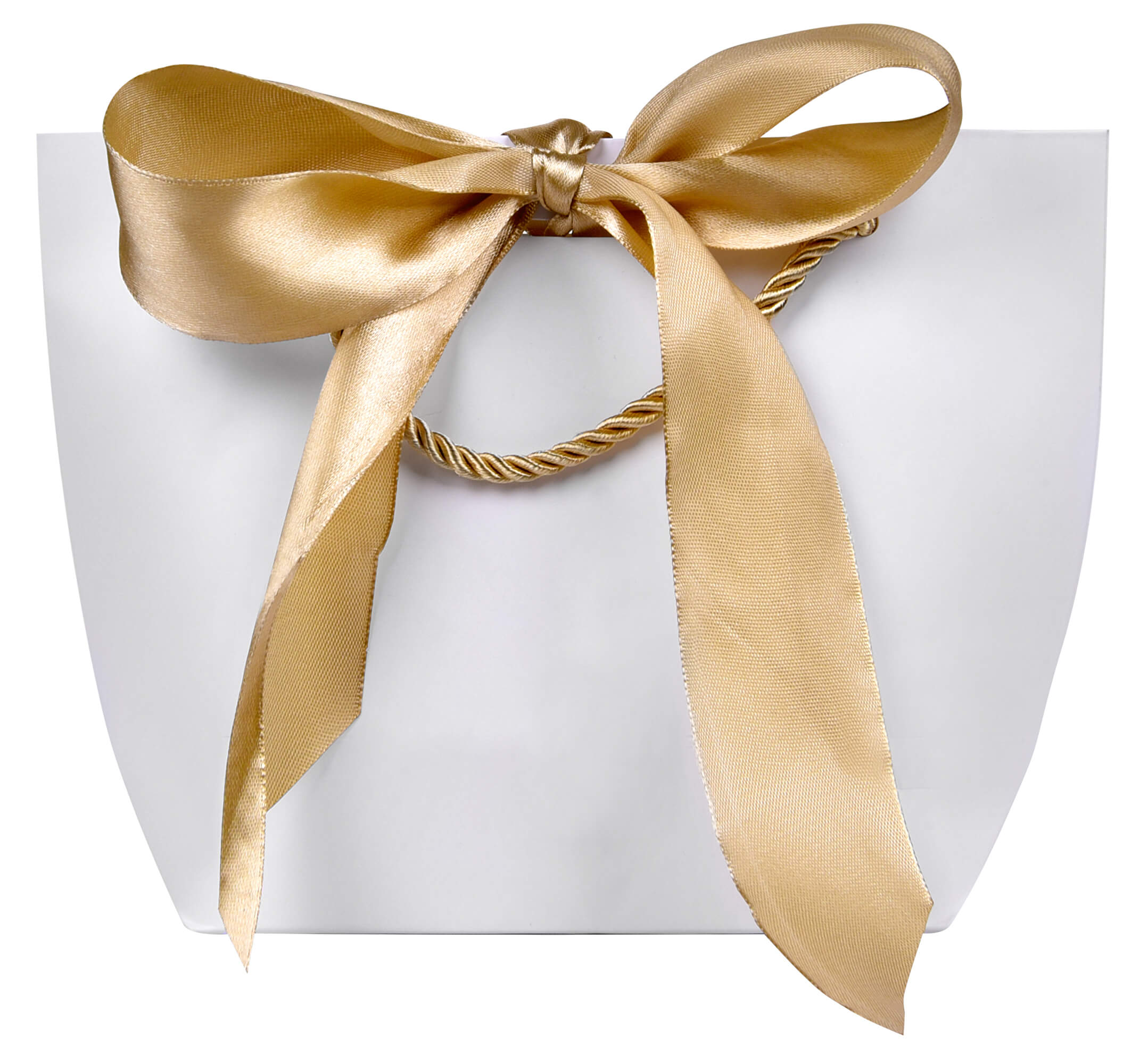 Darčeková taška so zlatou stuhou M