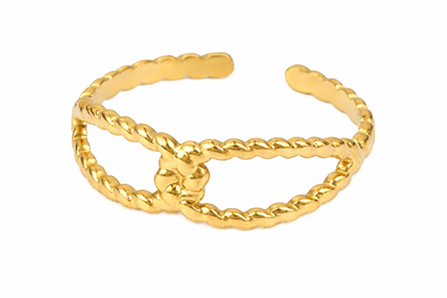 Troli Fashion pozlacený prsten z oceli