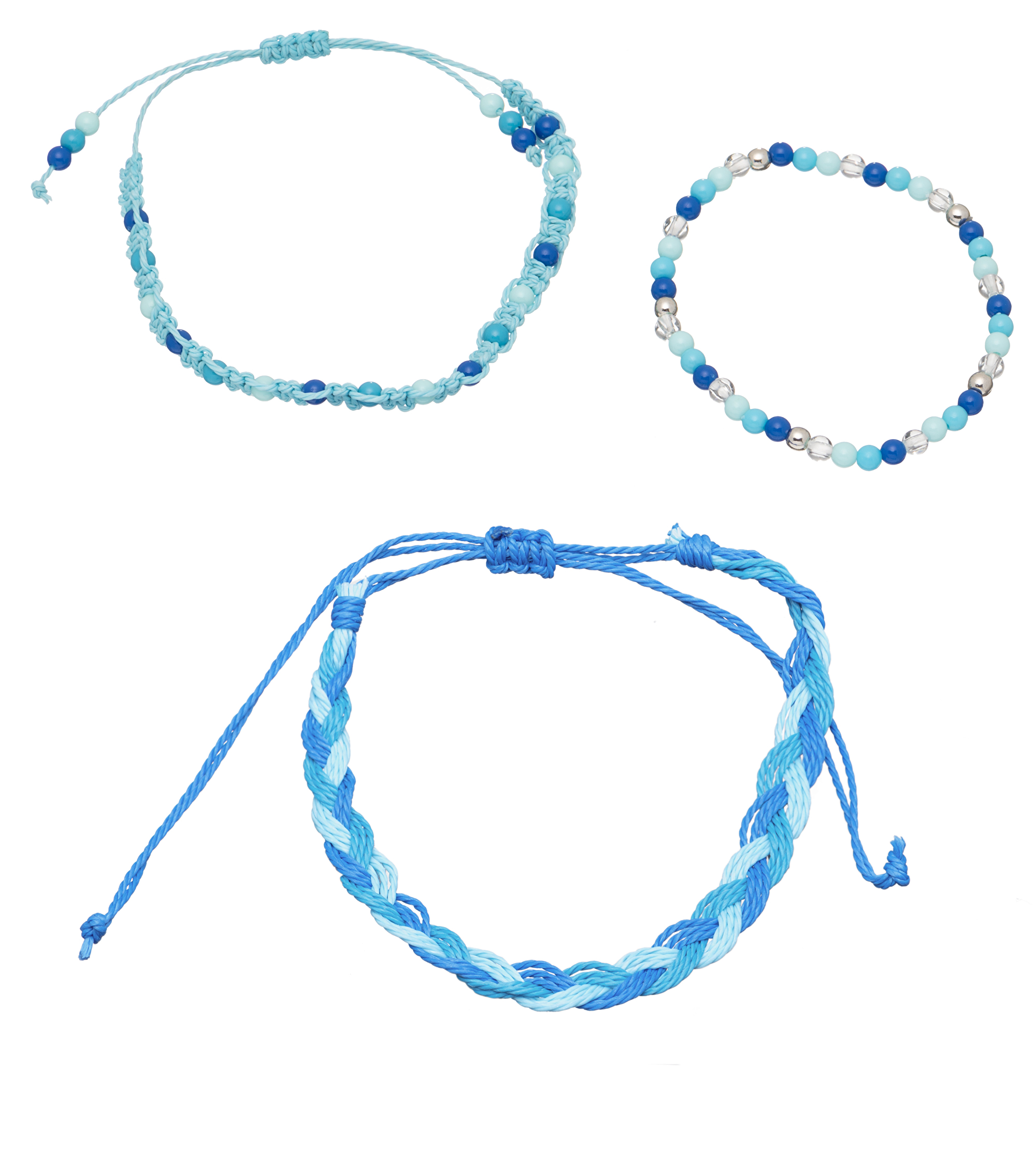 Troli Set di braccialetti colorati per bambini (3 pezzi)