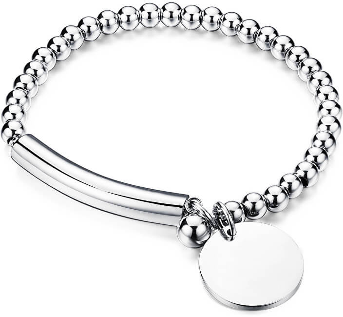 Troli Bracciale di stile in acciaio KBS-451-SIL