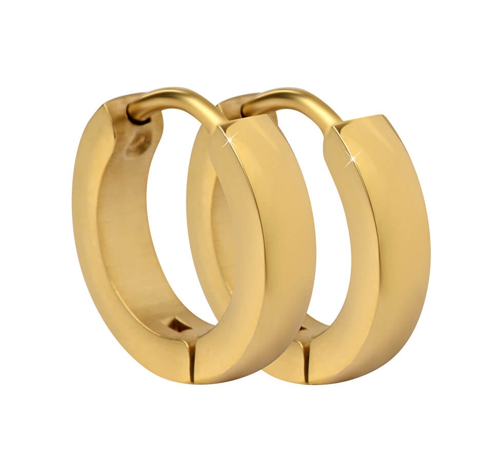 Troli Pozlátené oceľové náušnice krúžky