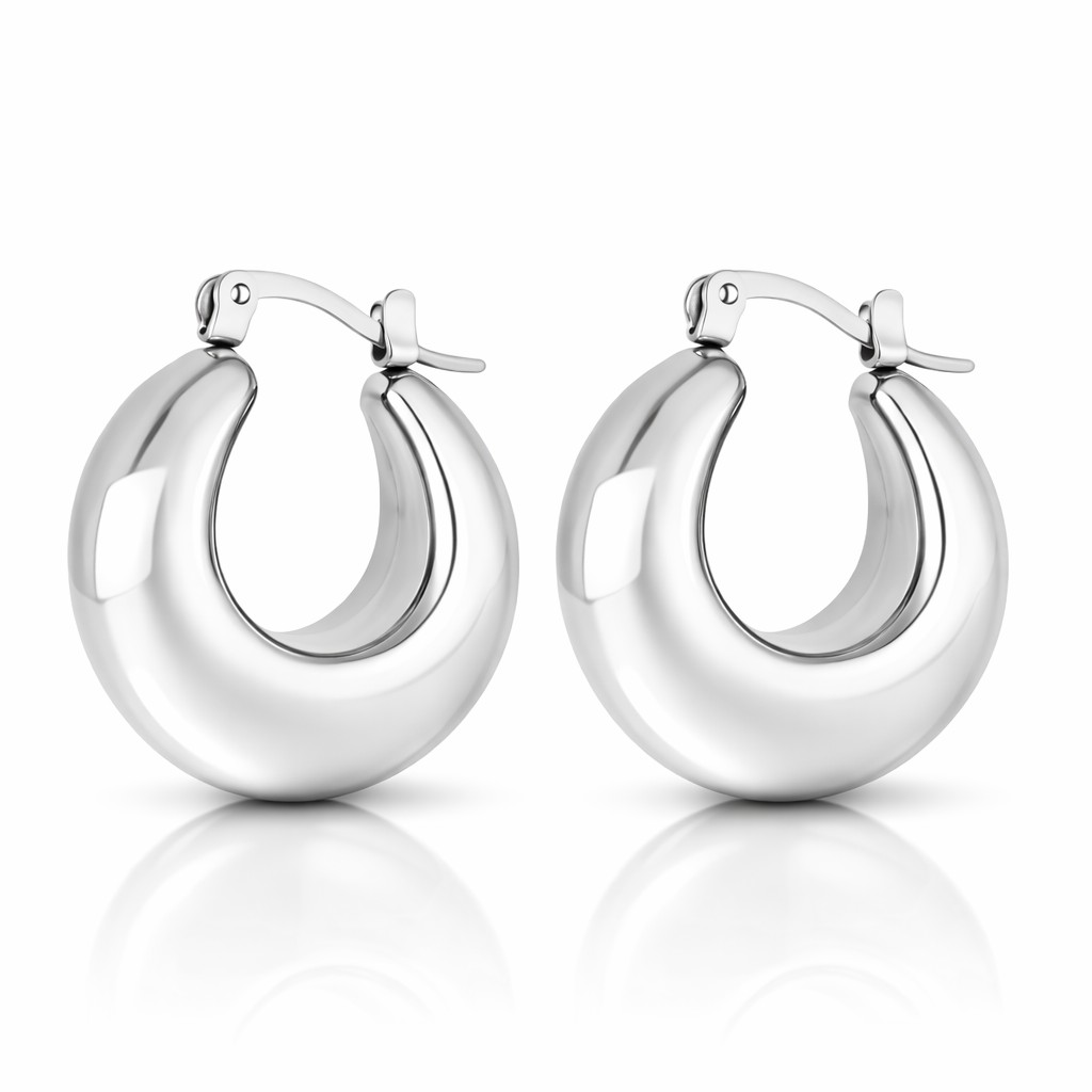 Troli Výrazné kruhové náušnice VAAXF594S