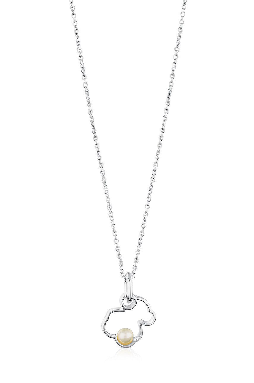 Tous Půvabný stříbrný náhrdelník s perlou New Silueta 1000090700 (řetízek, přívěsek)