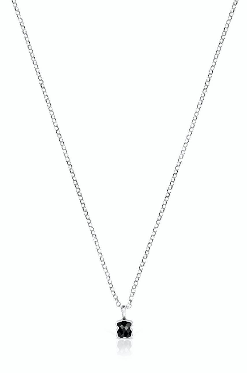 Tous Stříbrný náhrdelník s drobným medvídkem Icon Color 1001938200 (řetízek, přívěsek)