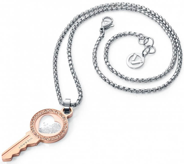 Viceroy Designový bicolor náhrdelník klíč Fashion 2248C09019